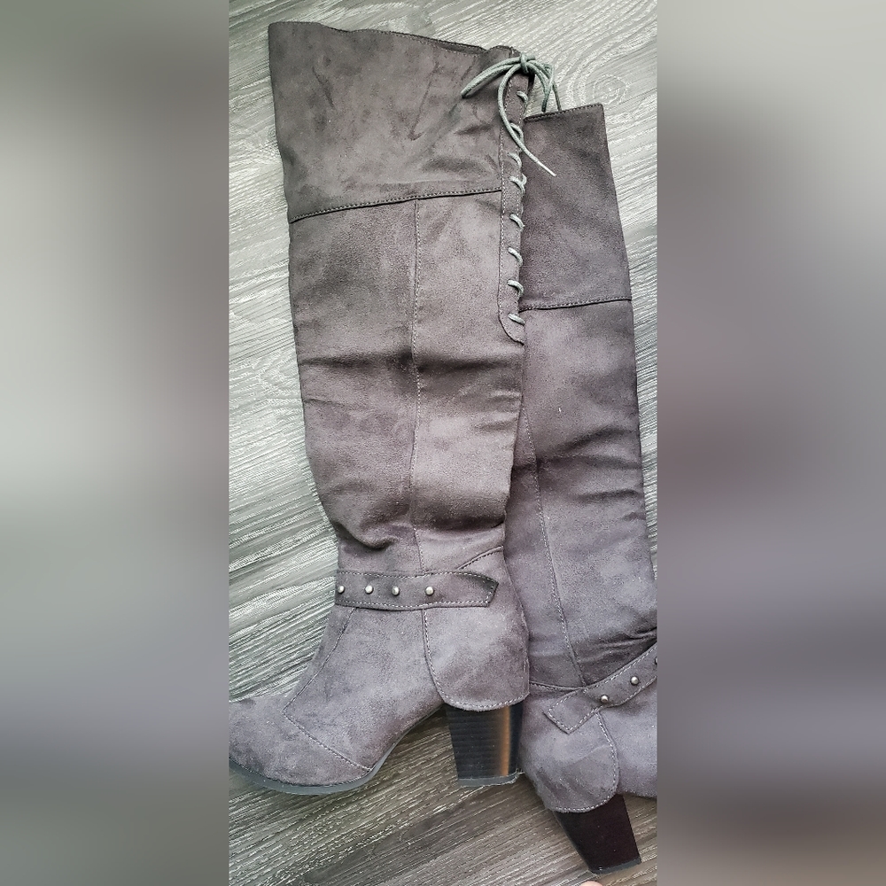Gray Boots